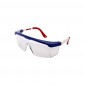 Lente de seguridad mica clara armazón tricolor modelo AL-026-CL